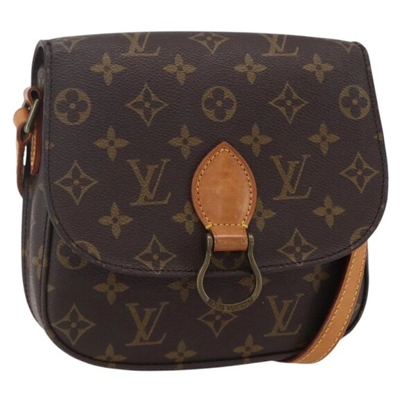 LOUIS VUITTON Monogram Saint Cloud MM Shoulder Bag M51243 LV Auth BA7853 - Picture 1 of 16